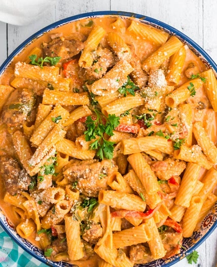 Instant Pot Utica Chicken Riggies