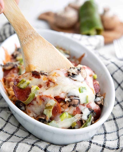 Keto Pizza Casserole Recipe