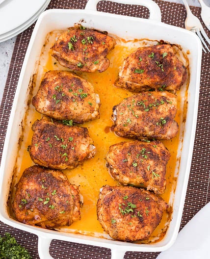 Baked Chicken Thighs