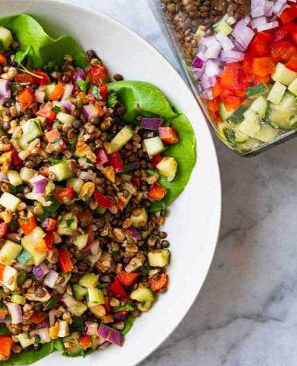 Lentil Vegan Salad
