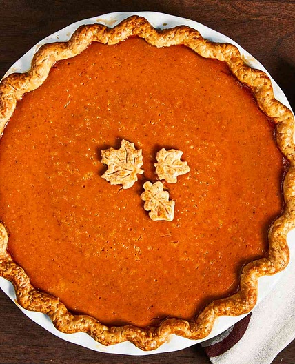 Homemade Fresh Pumpkin Pie