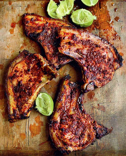 Adobo Marinated Pork Chops
