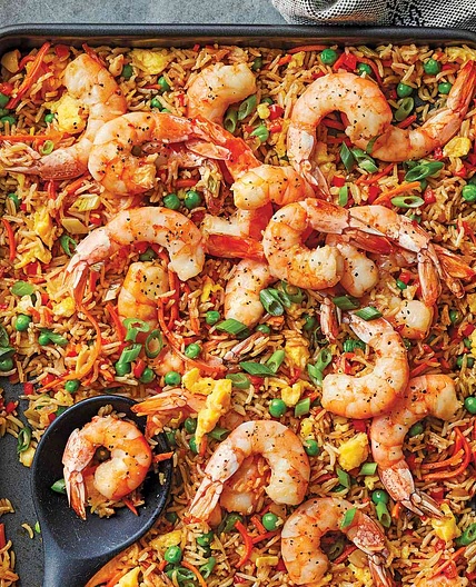 Sheet-Pan Shrimp Fried Rice