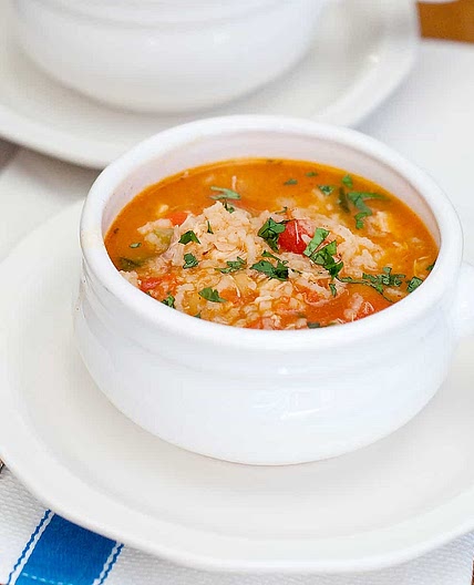 Valencian Chicken and Rice Caldo