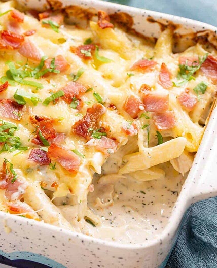 Chicken Bacon Ranch Casserole