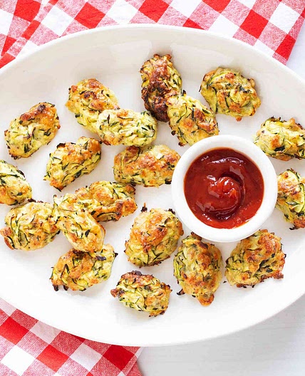 Cheesy Zucchini Tots