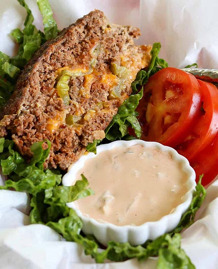 Stuffed Meatloaf Recipe (Big Mac Meatloaf)