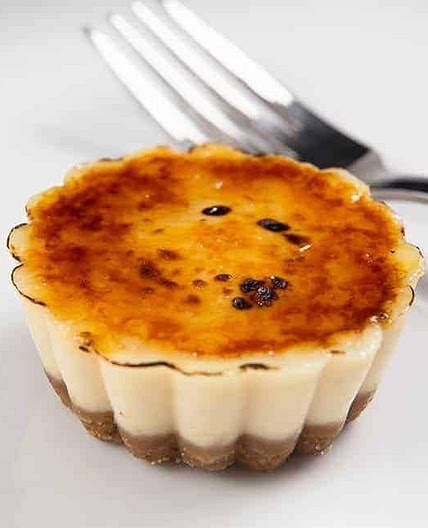 Instant Pot Cheesecake Creme Brulee Bites
