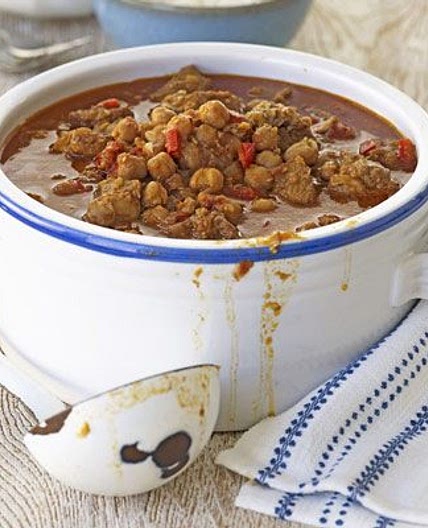 Pork & chickpea curry