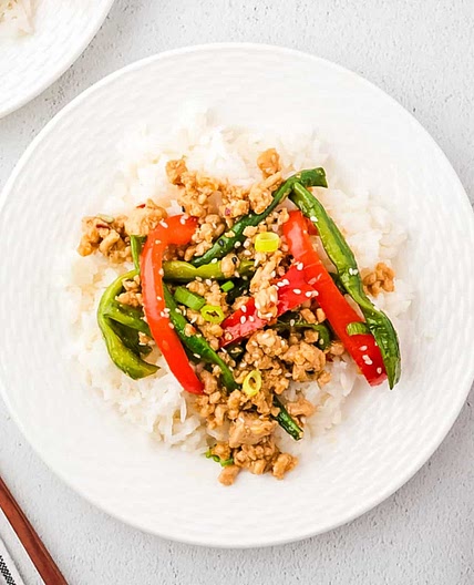 Ground Chicken Stir Fry