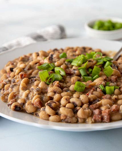 Slow Cooker Spicy Black-Eyed Peas