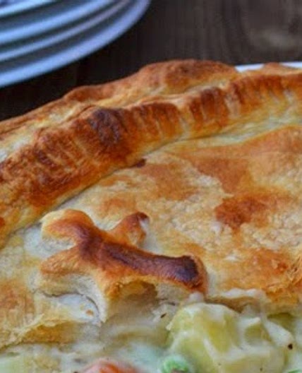Cheesey Vegetable Puff Pie