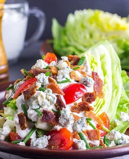 Loaded Low FODMAP Wedge Salad