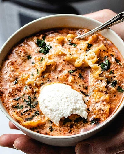 Instant Pot Lasagna Soup