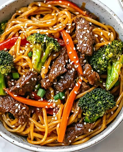 Beef and Broccoli Lo Mein
