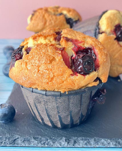 Spelt Blueberry Muffins
