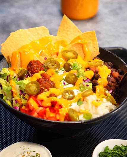 Healthy Nachos Recipe in a Bowl