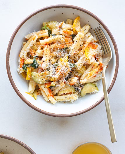 Sungold Tomato & Zucchini Pasta