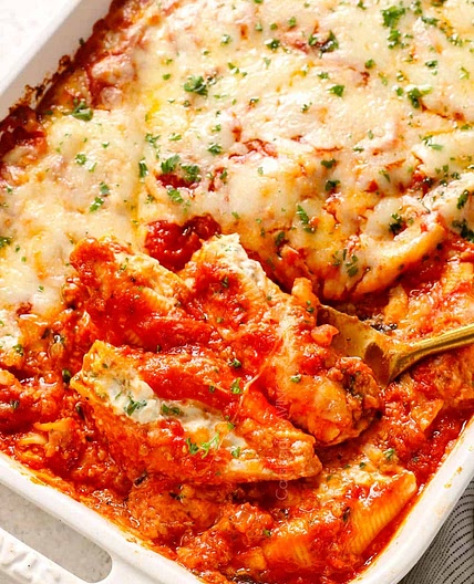 Stuffed Shells with Meat