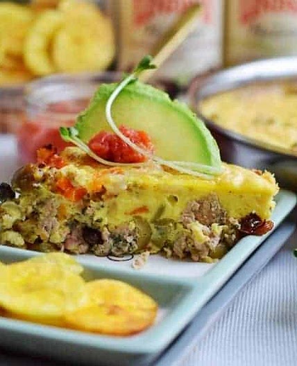 Cuban Picadillo Frittata (Whole30, Paleo, Low Carb)