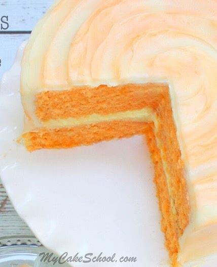 Orange Dreamsicle Cake- Delicious Homemade Recipe