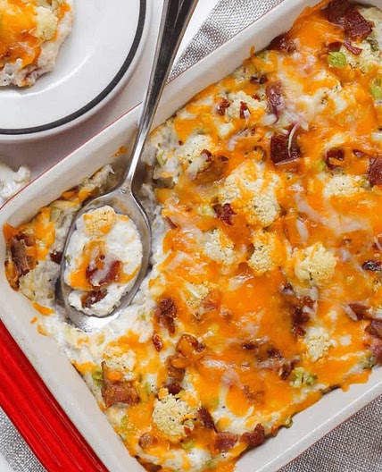 Keto Cauliflower Cheese Casserole | Hidden Valley® Ranch