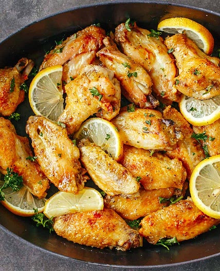Baked Lemon Pepper Wings Recipe