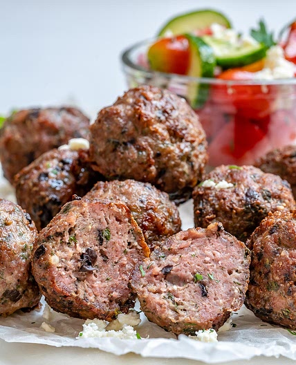 Mediterranean Beef Meatballs