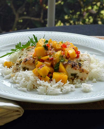Grilled Tilapia with Mango Salsa