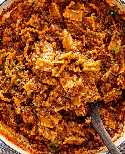 One Pot Hamburger Helper Lasagna