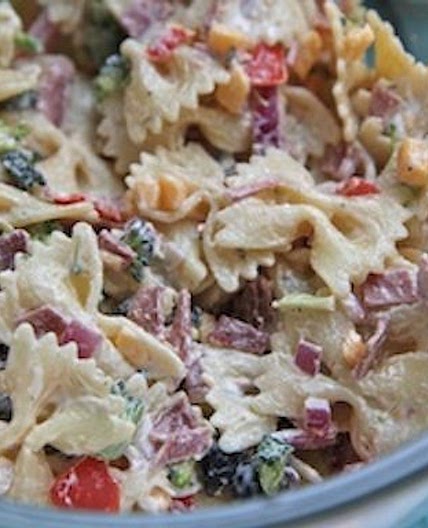 Bacon Cheddar Ranch Pasta Salad Recipe