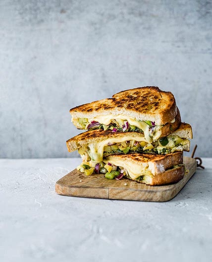 Bombay chilli cheese toastie