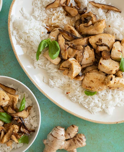 Tender Thai Chicken with Basil