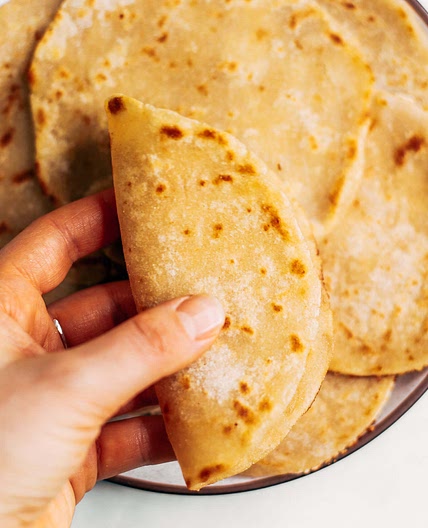 Two Ingredient Paleo Cauliflower Tortillas