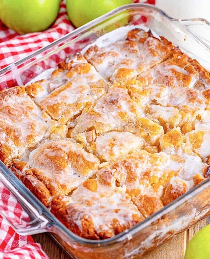 Apple Pie Butter Swim Biscuits