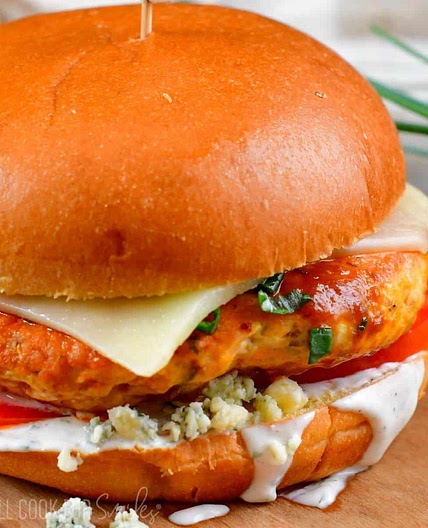 Buffalo Chicken Burger Recipe
