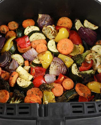 Air Fryer Roasted Veggies (Easy Recipe)