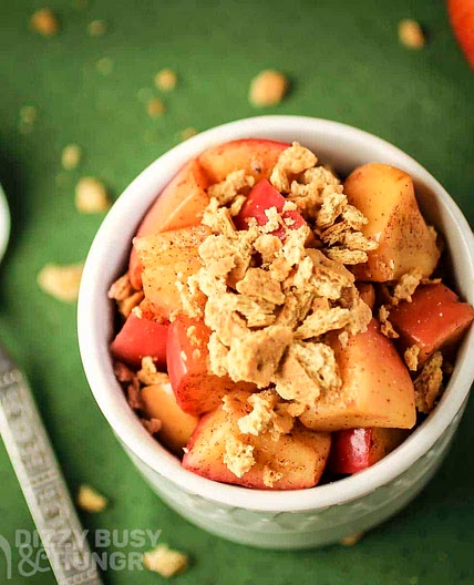 2 Minute Apple Pie in a Mug