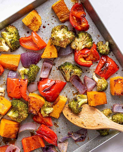 Colorful Roasted Sheet-Pan Vegetables