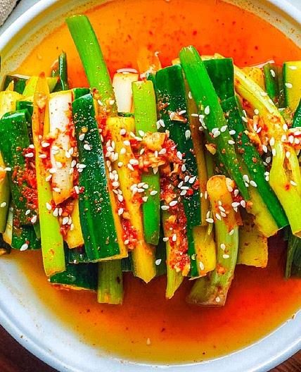 Cucumber Kimchi (Oi Kimchi)