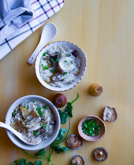 Dried Scallop Abalone Congee (Porridge)