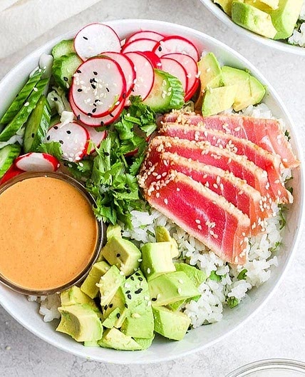 Ahi Tuna Poke Bowl