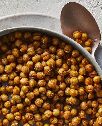 Air-Fryer Crispy Chickpeas