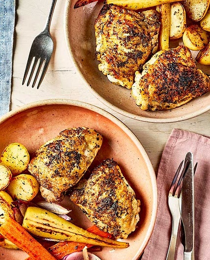 Air fryer chicken thighs