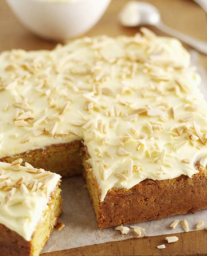 Almond carrot cake
