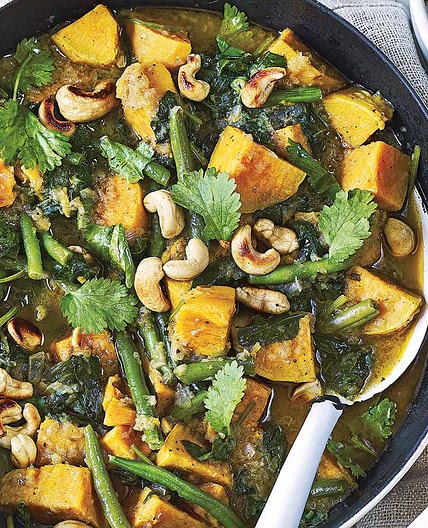 Sri Lankan-style sweet potato curry