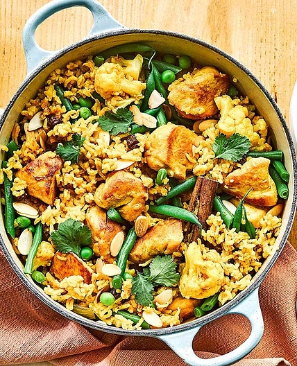 One-pot chicken & curry rice