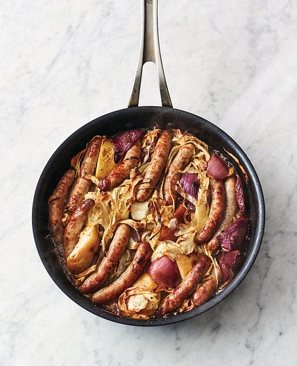 Sausage & apple bake
