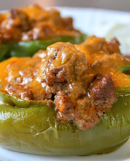Mexican Stuffed Peppers (Low Carb)