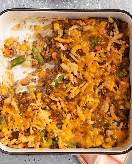 Hamburger Hash Brown Casserole